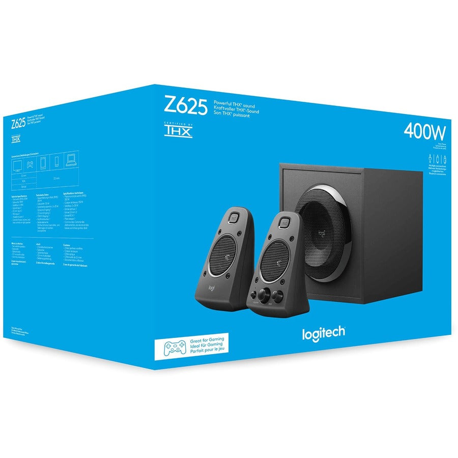 Alternate-Image1 Image for Logitech Z625 2.1 Speaker System - 200 W RMS - Black