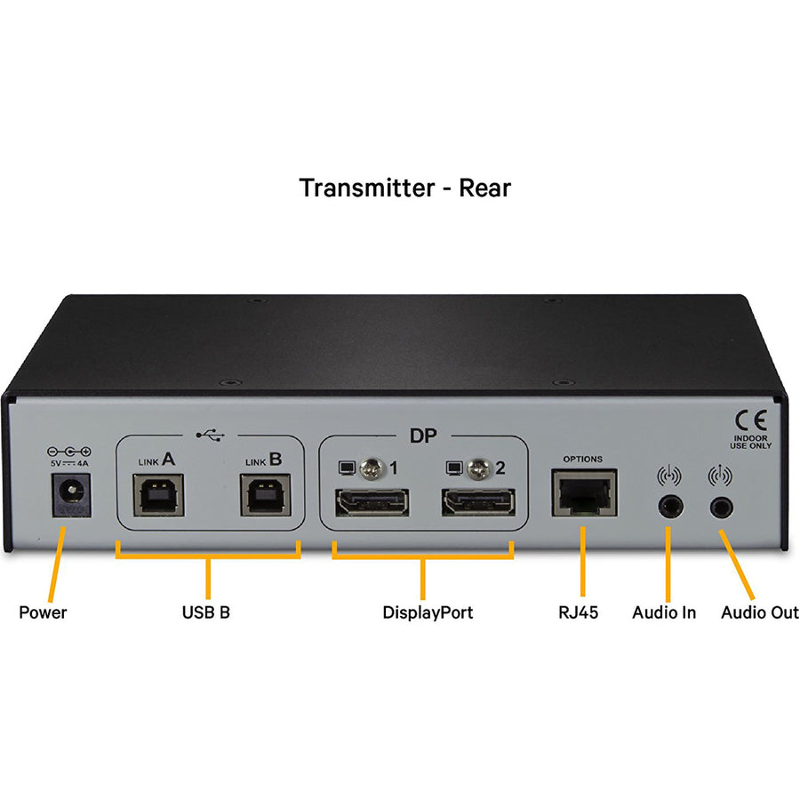 Alternate-Image4 Image for Vertiv Avocent LongView - Dual Monitor, USB, Audio, CATx up to 100m / 330ft