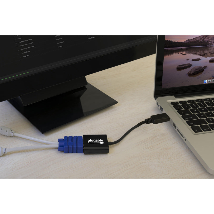 Alternate-Image1 Image for Plugable DisplayPort to VGA Adapter - Active DP/DP to VGA Converter
