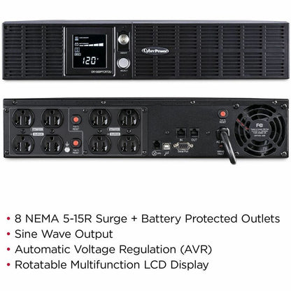 Alternate-Image2 Image for CyberPower OR1000PFCRT2U PFC Sinewave UPS Systems