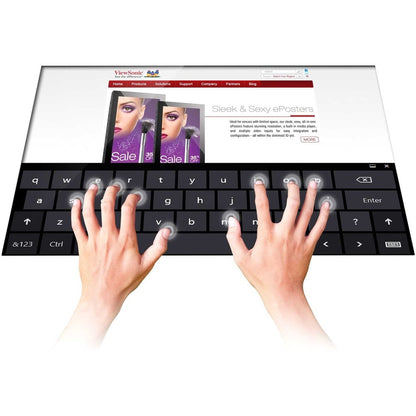 Alternate-Image4 Image for ViewSonic TD2430 24 Inch 1080p 10-Point Multi Touch Screen Monitor with HDMI and DisplayPort