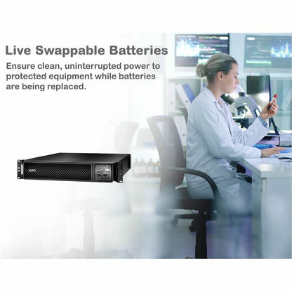 Alternate-Image1 Image for APC Smart-UPS On-Line, 2200VA, Rackmount 2U, 120V, 6x 5-20R+1x L5-20R NEMA outlets, SmartSlot, Extended runtime, W/ rail kit