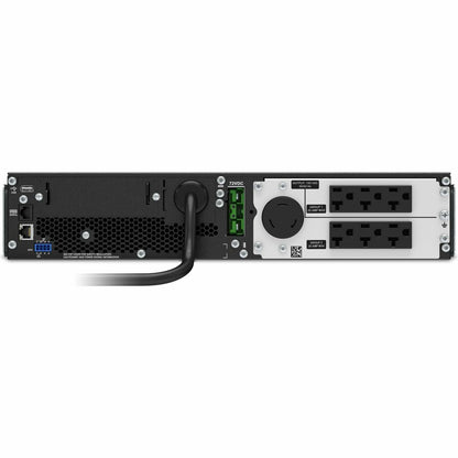 Rear Image for APC Smart-UPS On-Line, 2200VA, Rackmount 2U, 120V, 6x 5-20R+1x L5-20R NEMA outlets, SmartSlot, Extended runtime, W/ rail kit