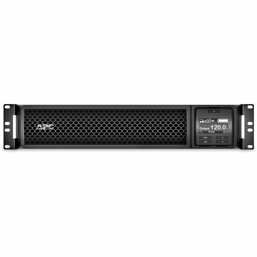 Front Image for APC Smart-UPS On-Line, 2200VA, Rackmount 2U, 120V, 6x 5-20R+1x L5-20R NEMA outlets, Network Card, Extended runtime, W/ rail kit