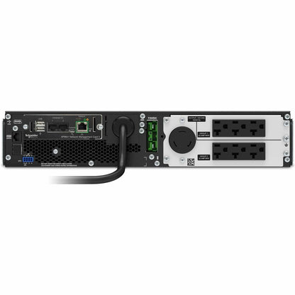 Rear Image for APC Smart-UPS On-Line, 2200VA, Rackmount 2U, 120V, 6x 5-20R+1x L5-20R NEMA outlets, Network Card, Extended runtime, W/ rail kit