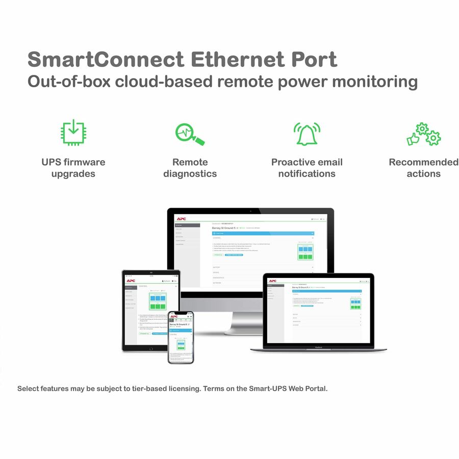 Alternate-Image7 Image for APC Smart-UPS On-Line, 2200VA, Rackmount 2U, 120V, 6x 5-20R+1x L5-20R NEMA outlets, Network Card, Extended runtime, W/ rail kit