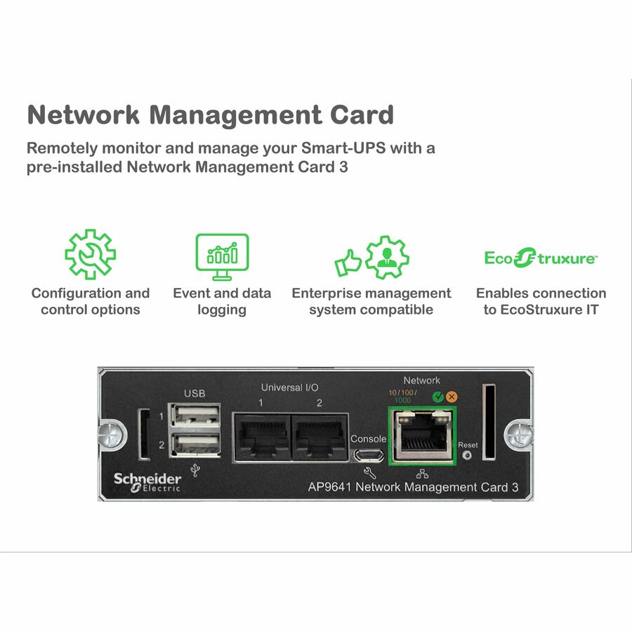Alternate-Image5 Image for APC Smart-UPS On-Line, 3kVA, Rackmount 2U, 120V, 8x 5-20R+1x L5-30R NEMA outlets, SmartSlot, Extended runtime, W/ rail kit