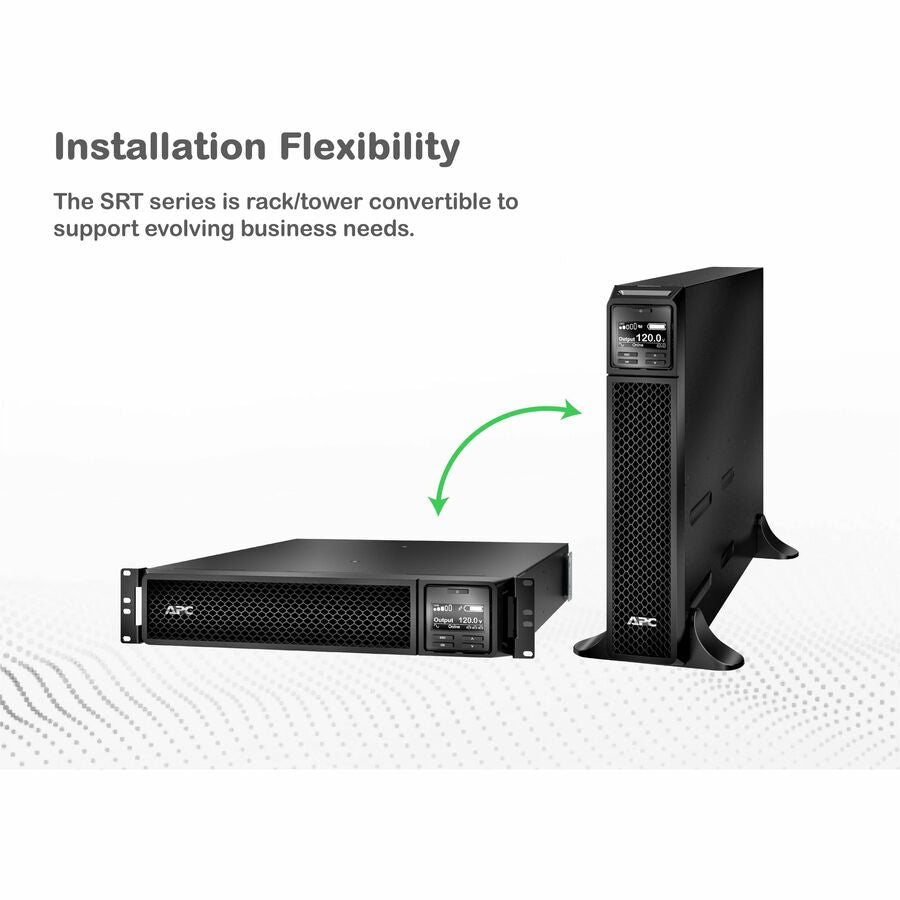 Alternate-Image4 Image for APC Smart-UPS On-Line, 3kVA, Rackmount 2U, 120V, 8x 5-20R+1x L5-30R NEMA outlets, SmartSlot, Extended runtime, W/ rail kit