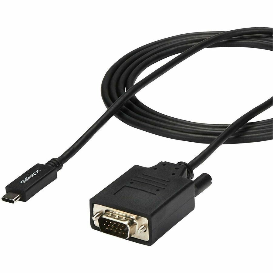 Alternate-Image6 Image for StarTech.com 6ft/2m USB C to VGA Cable - 1920x1200/1080p USB Type C DP Alt Mode to VGA Video Monitor Adapter Cable -Works w/ Thunderbolt 3