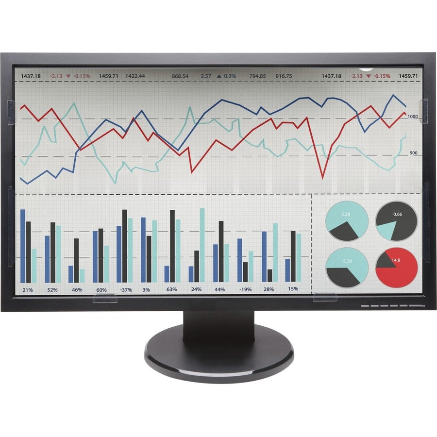 Front Image for Kensington FP240W9 Privacy Screen for 24" Widescreen Monitors (16:9) Matte, Glossy, Tinted Clear