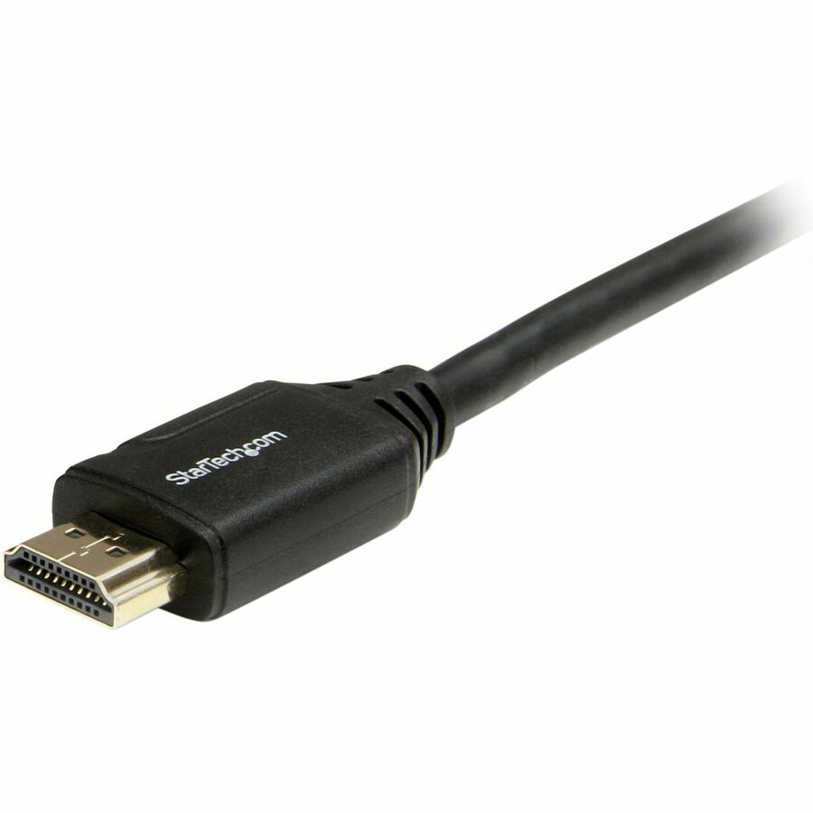 Alternate-Image1 Image for StarTech 3ft (1m) Premium Certified HDMI 2.0 Cable with Ethernet, High Speed Ultra HD 4K 60Hz HDMI Cable HDR10, UHD HDMI Monitor Cord