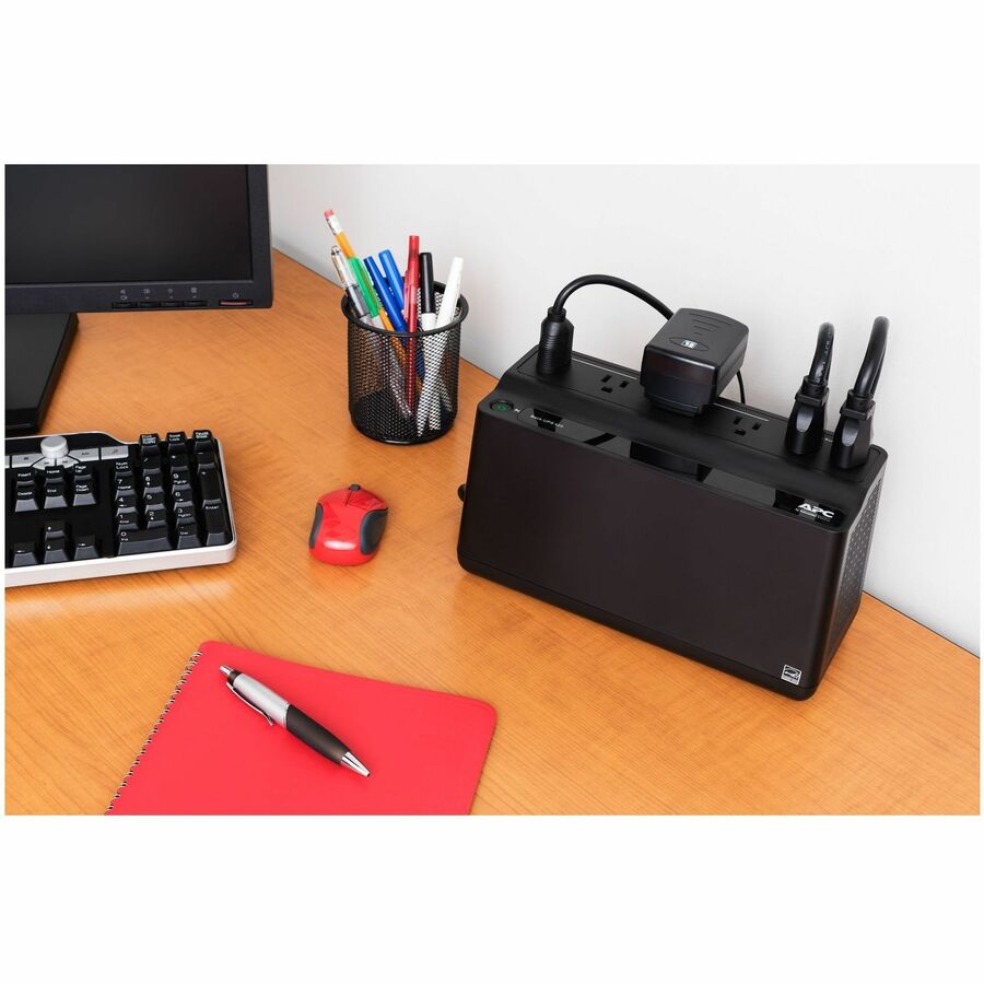 Alternate-Image2 Image for APC Back-UPS 425VA, 120V, 6 NEMA outlets (2 surge), Battery not user replaceable