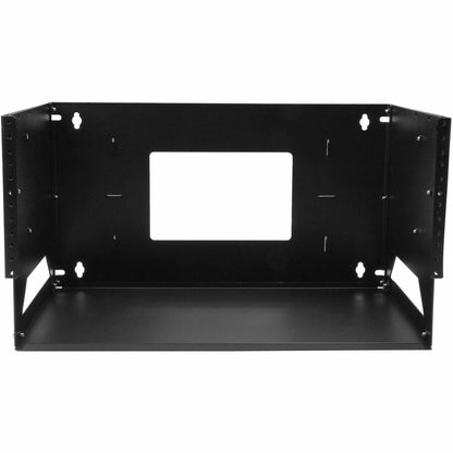 Alternate-Image5 Image for StarTech.com 2-Post 4U Open Frame Wall Mount Network Rack with Built-in Shelf and Adjustable Depth, Computer Rack for IT Equipment, TAA~