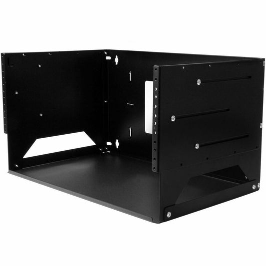 Main Image for StarTech.com 2-Post 4U Open Frame Wall Mount Network Rack with Built-in Shelf and Adjustable Depth, Computer Rack for IT Equipment, TAA~