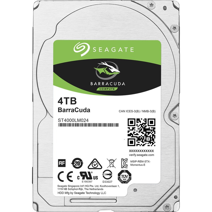 Alternate-Image1 Image for Seagate BarraCuda ST4000LM024 4 TB Hard Drive - 2.5" Internal - SATA (SATA/600)