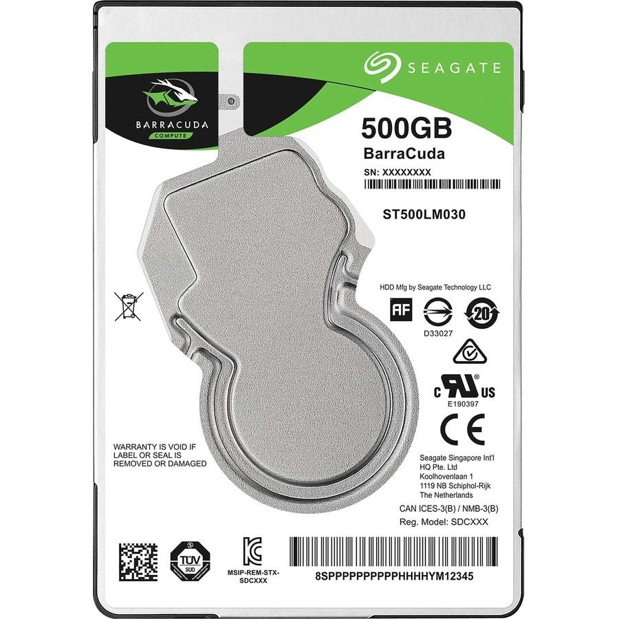 Alternate-Image1 Image for Seagate BarraCuda ST500LM030 500 GB Hard Drive - 2.5" Internal - SATA (SATA/600)