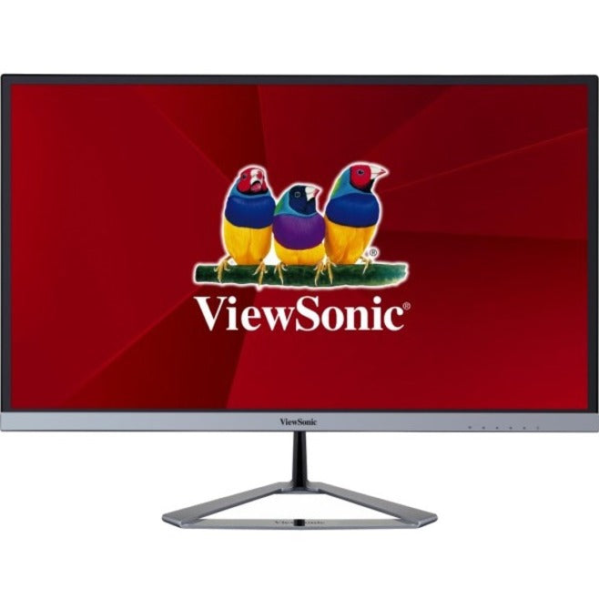 Front Image for ViewSonic VX2476-SMHD 24 Inch 1080p Widescreen IPS Monitor with Ultra-Thin Bezels, HDMI and DisplayPort