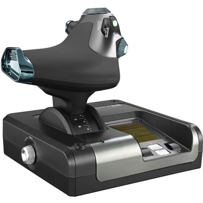 Alternate-Image6 Image for Logitech G X52 Professional H.O.T.A.S. Part-Metal Throttle and Stick Simulation Controller