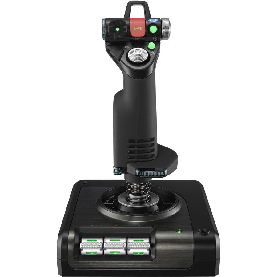Alternate-Image3 Image for Logitech G X52 Professional H.O.T.A.S. Part-Metal Throttle and Stick Simulation Controller