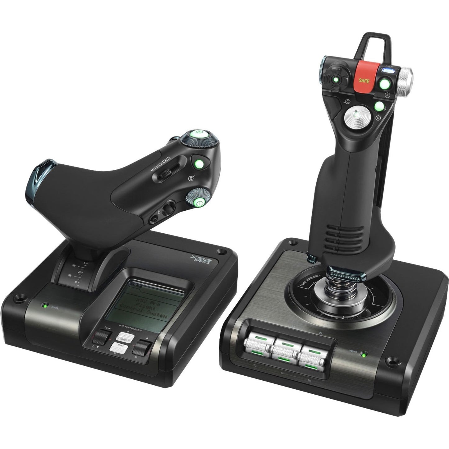 Main Image for Logitech G X52 Professional H.O.T.A.S. Part-Metal Throttle and Stick Simulation Controller