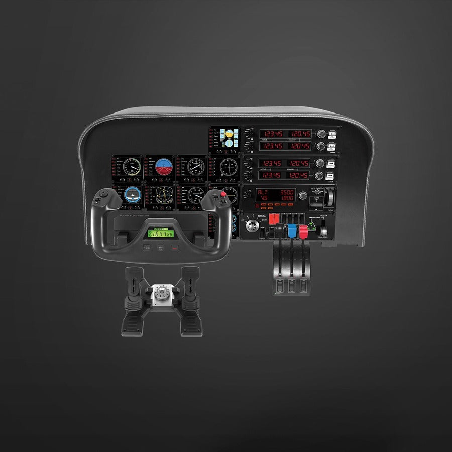 Alternate-Image3 Image for Logitech G Flight Yoke System Professional Simulation Yoke and Throttle Quadrant
