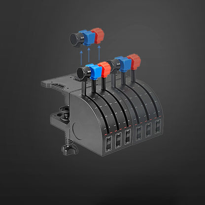 Alternate-Image2 Image for Logitech G Flight Yoke System Professional Simulation Yoke and Throttle Quadrant
