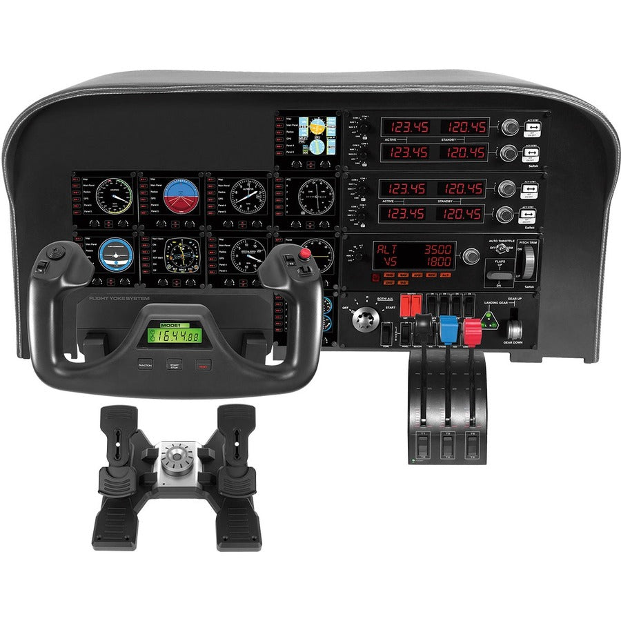 Alternate-Image3 Image for Logitech G Flight Rudder Pedals Professional Simulation Rudder Pedals with Toe Brake
