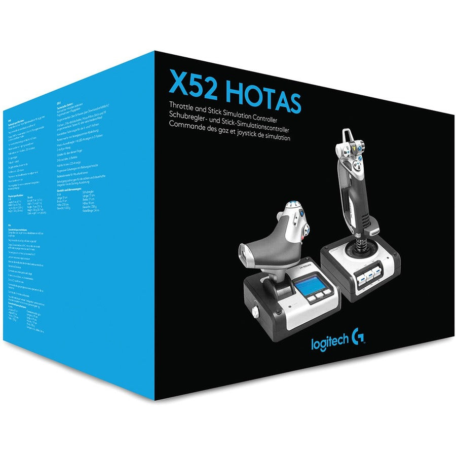 Alternate-Image7 Image for Saitek X52 H.O.T.A.S. Throttle and Stick Simulation Controller