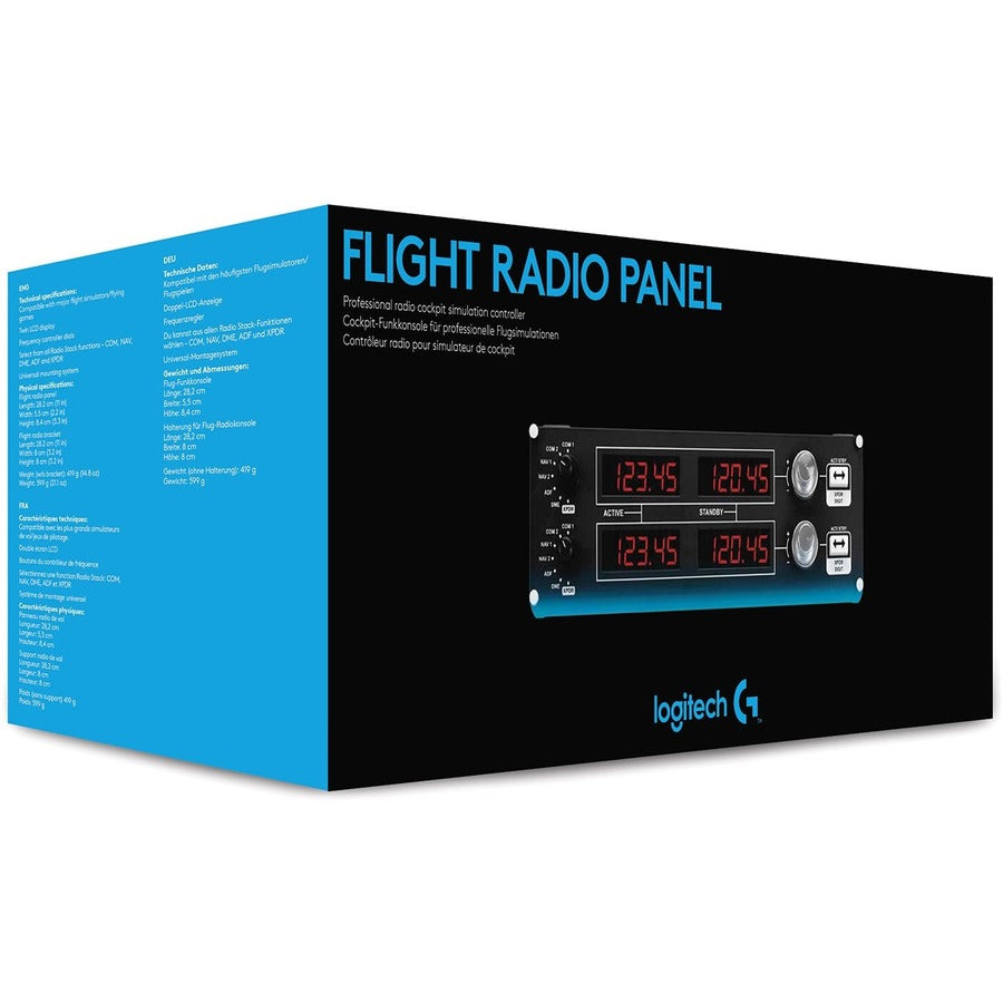 Alternate-Image1 Image for Saitek Flight Radio Panel Professional Simulation Radio Controller