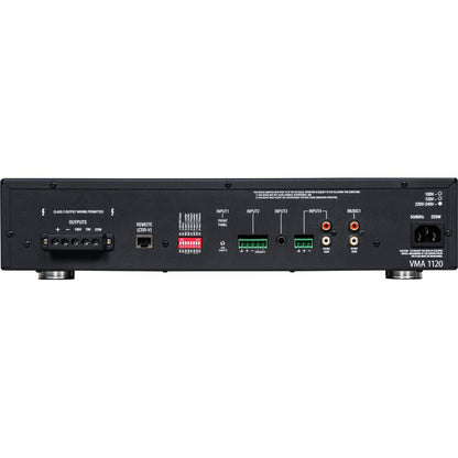 Rear Image for JBL Commercial VMA1120 Amplifier - 120 W RMS - 1 Channel - Black