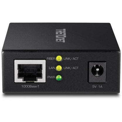 Alternate-Image2 Image for TRENDnet 1000BASE-T to SFP Fiber Media Converter; Gigabit Ethernet to SFP Media Converter; 4Gbps Switching Capactiy; TFC-GSFP