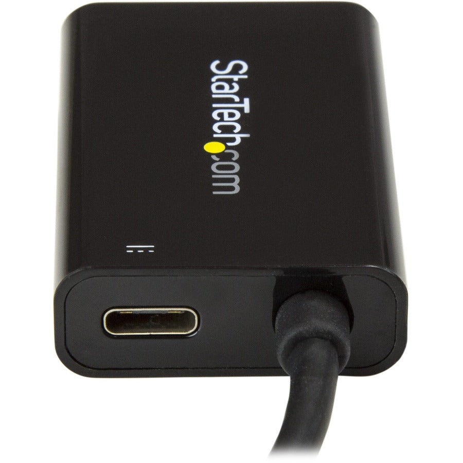 Alternate-Image3 Image for StarTech.com USB C to HDMI 2.0 Adapter 4K 60Hz with 60W Power Delivery Pass-Through Charging - USB Type-C to HDMI Video Converter - Black