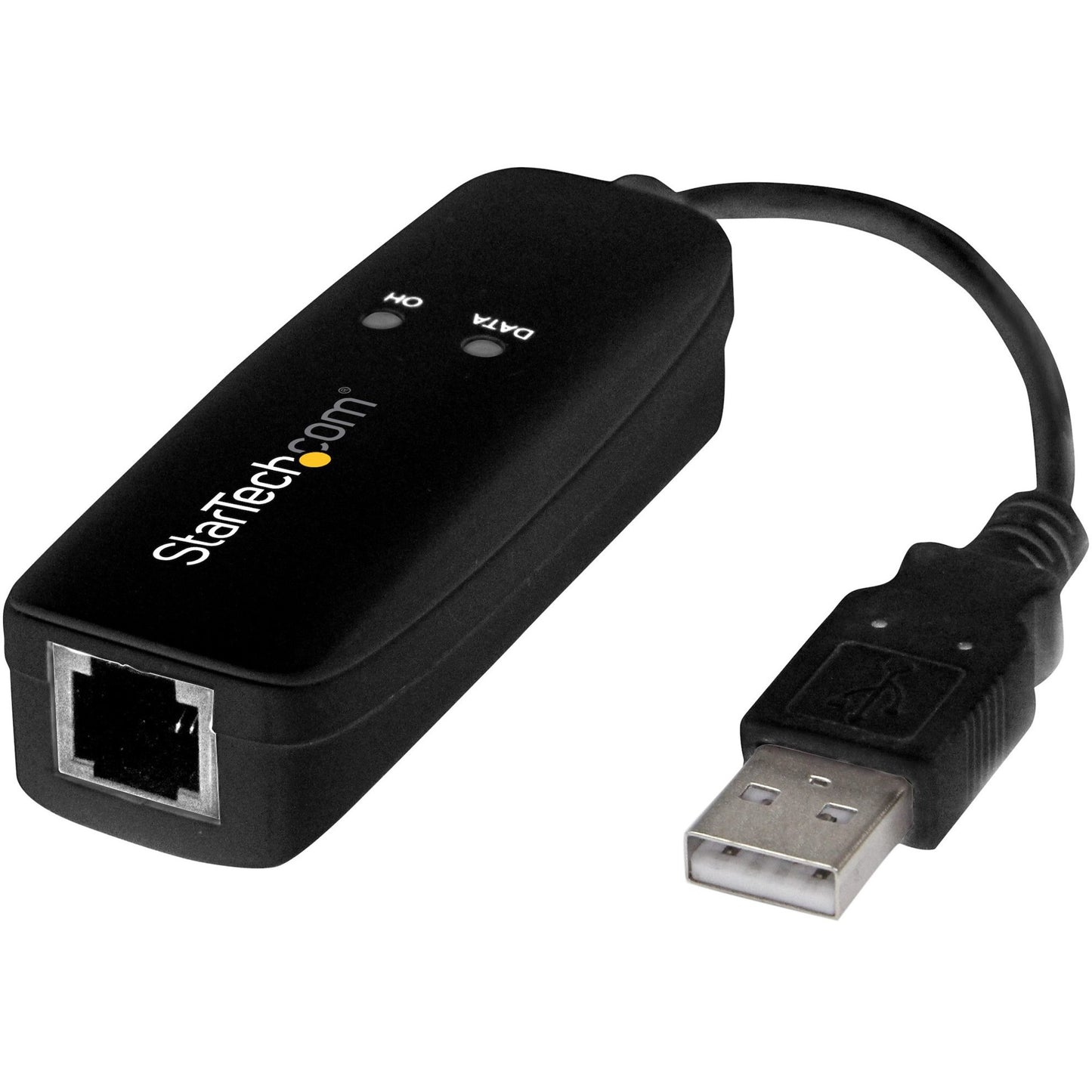 Main Image for StarTech.com USB 2.0 Fax Modem - 56K External Hardware USB Dial Up V.92 Modem/ Dongle/Adapter - Computer Data Modem USB to Telephone Jack