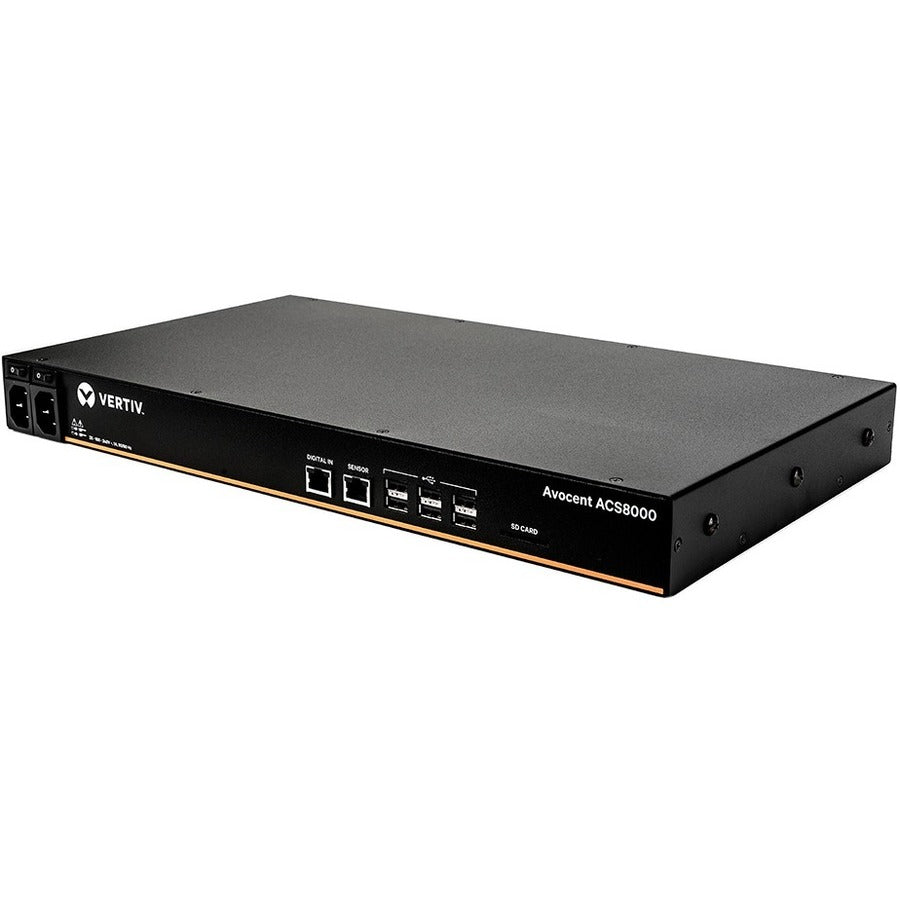 Left Image for Vertiv Avocent ACS8000 Serial Console - 16 port Console Server | Dual AC