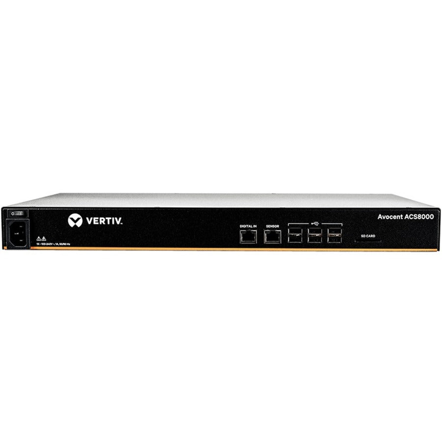 Main Image for Vertiv Avocent 16-port ACS8000 Console System with single AC Power Supply, non-TAA