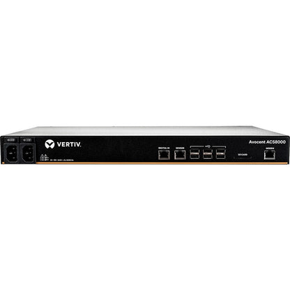 Main Image for Vertiv Avocent 32-port ACS8000 Console System with dual AC Power Supply and analog modem, non-TAA