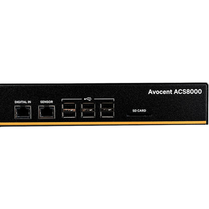 Alternate-Image2 Image for Vertiv Avocent 32-port ACS8000 Console System with single AC Power Supply, non-TAA