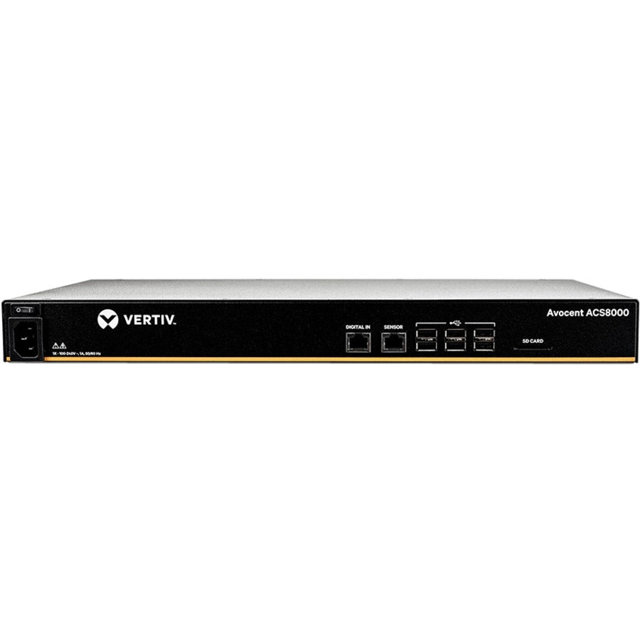 Main Image for Vertiv Avocent 32-port ACS8000 Console System with single AC Power Supply, non-TAA