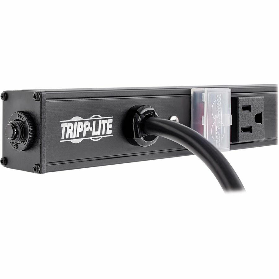 Alternate-Image3 Image for Eaton Tripp Lite Series 16-Outlet Vertical Power Strip, 120V, 15A, NEMA 5-15P, 15 ft. (4.57 m) Cord, 48 in., Black Housing