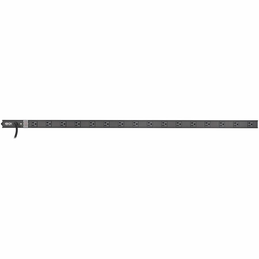 Alternate-Image1 Image for Eaton Tripp Lite Series 16-Outlet Vertical Power Strip, 120V, 15A, NEMA 5-15P, 15 ft. (4.57 m) Cord, 48 in., Black Housing