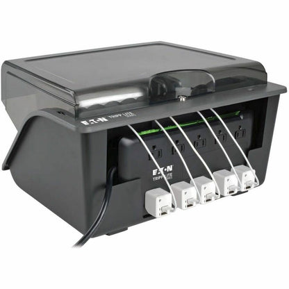 Alternate-Image2 Image for Eaton Tripp Lite Series 10-Device Desktop AC Charging Station with Surge Protector for Tablets, Laptops and E-Readers