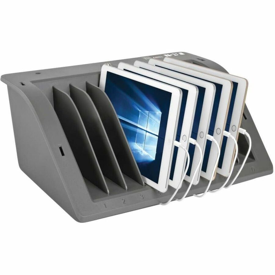 Alternate-Image4 Image for Eaton Tripp Lite Series 10-Device Desktop AC Charging Station with Surge Protector for Tablets, Laptops and E-Readers