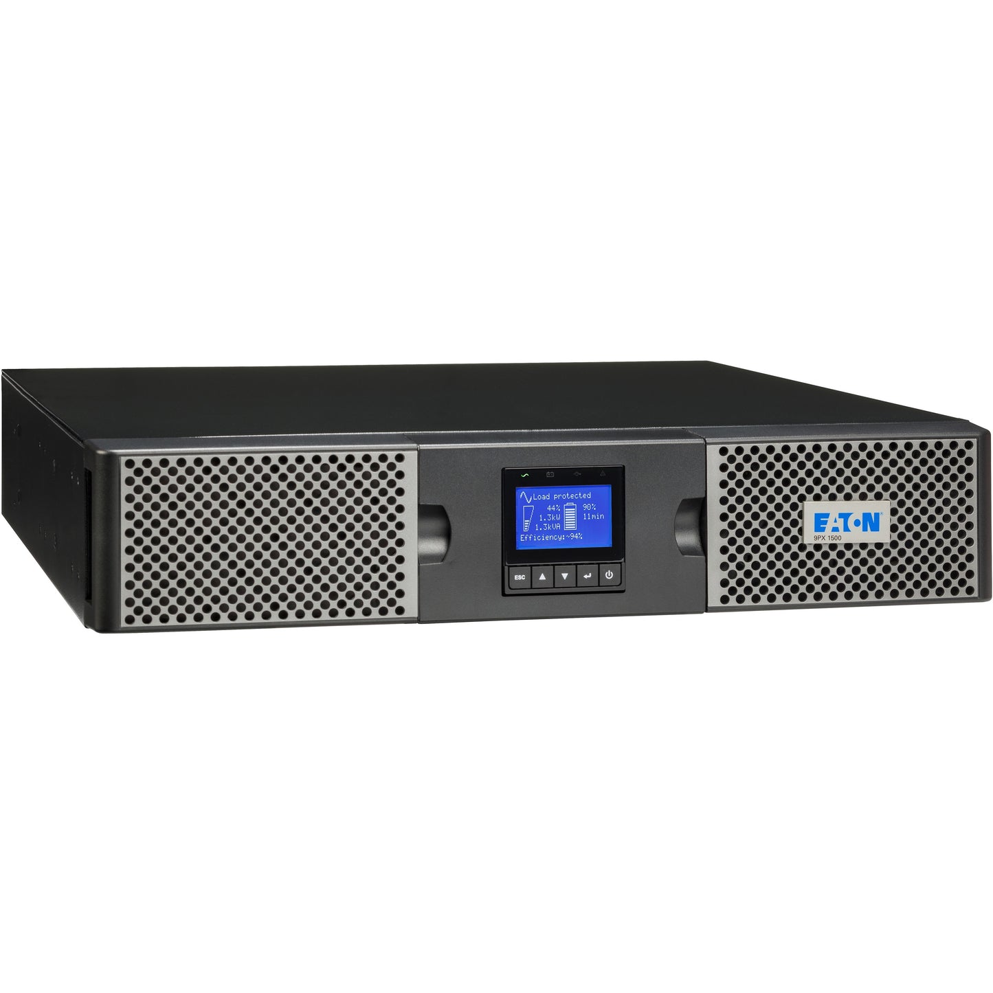 Main Image for Eaton 9PX 1500VA 1350W 120V Online Double-Conversion UPS - 5-15P, 8x 5-15R Outlets, Cybersecure Network Card Option, Extended Run, 2U Rack/Tower