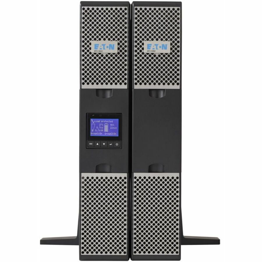 Alternate-Image1 Image for Eaton 9PX 1500VA 1350W 120V Online Double-Conversion UPS - 5-15P, 8x 5-15R Outlets, Cybersecure Network Card, Extended Run, 2U Rack/Tower