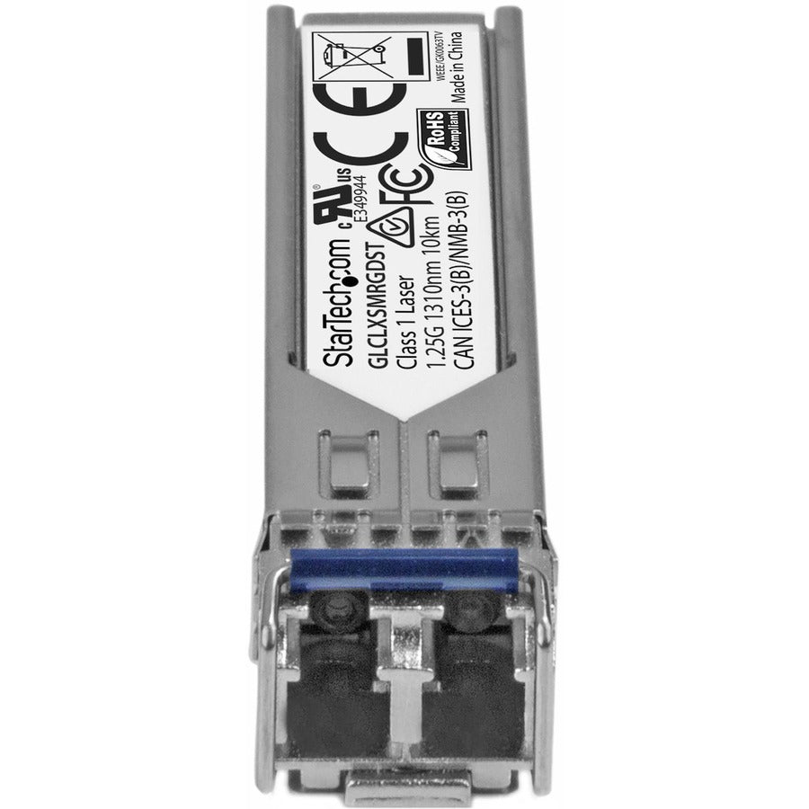 Alternate-Image1 Image for StarTech.com Cisco GLC-LX-SM-RGD Compatible SFP Module - 1000BASE-LX - 1GE Gigabit Ethernet 1GbE Single Mode Fiber SMF Optic Transceiver