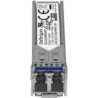 Alternate-Image1 Image for StarTech.com Cisco GLC-LX-SM-RGD Compatible SFP Module - 1000BASE-LX - 1GE Gigabit Ethernet 1GbE Single Mode Fiber SMF Optic Transceiver