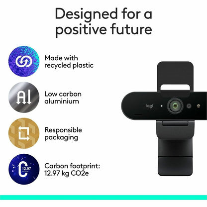 Alternate-Image7 Image for Logitech Brio 4K Webcam for Business, biometrics login with Windows Hello, Works with Microsoft Teams, Zoom, Google Meet, PC/Mac