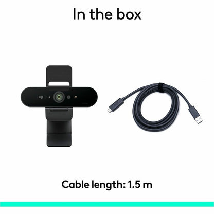 Alternate-Image10 Image for Logitech Brio 4K Webcam for Business, biometrics login with Windows Hello, Works with Microsoft Teams, Zoom, Google Meet, PC/Mac