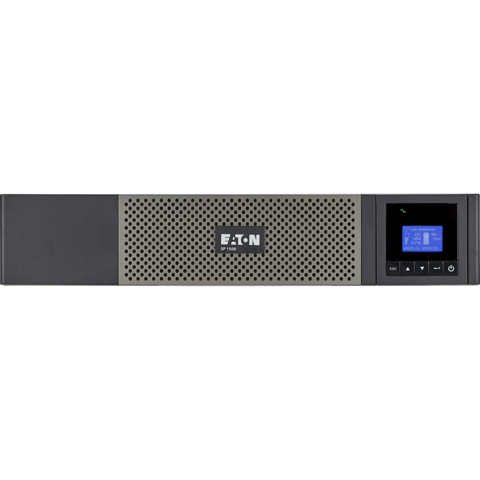 Main Image for Eaton 5P 1440VA 1100W 120V Line-Interactive UPS, 5-15P, 10x 5-15R Outlets, 16-Inch Depth, True Sine Wave, Cybersecure Network Card Option, 2U