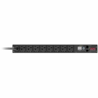 Front Image for APC NetShelter Switched Rack PDU, 1U, 20A, 120V, 8 NEMA 5-20 outlet